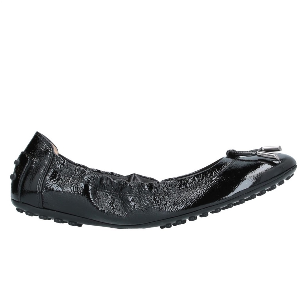 Tod’s Ballerina in Black Leather